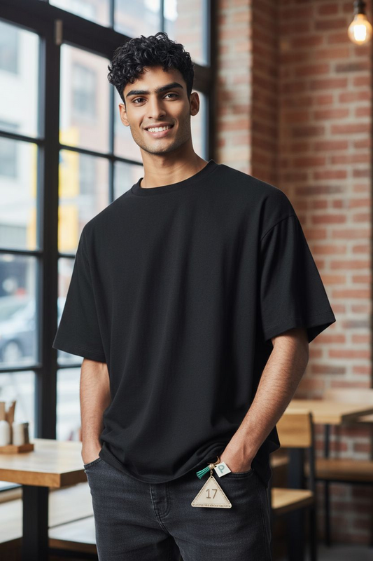 3mm wooden warning just passed keyring